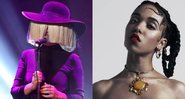 Sia (Foto: Getty Images / Jonathan Leibson) e FKA Twigs (Foto: Divulgação/ Dominic Sheldon)