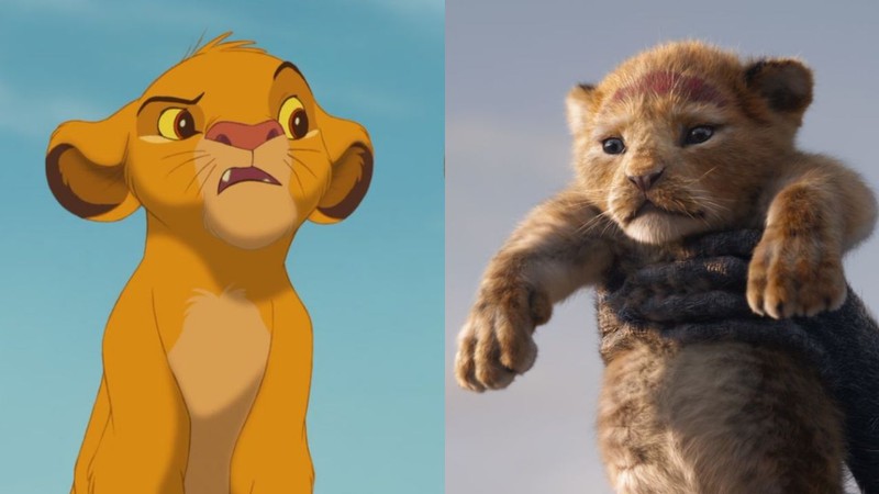 Simba em 1994 e em 2019 (Fotos: Divulgação)