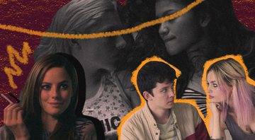 Skins, Sex Education e Euphoria (Arte: Julia Harumi Morita)