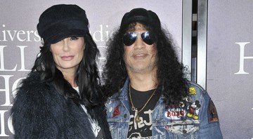 Meegan Hodges e Slash (Foto: Sipa via AP Images)