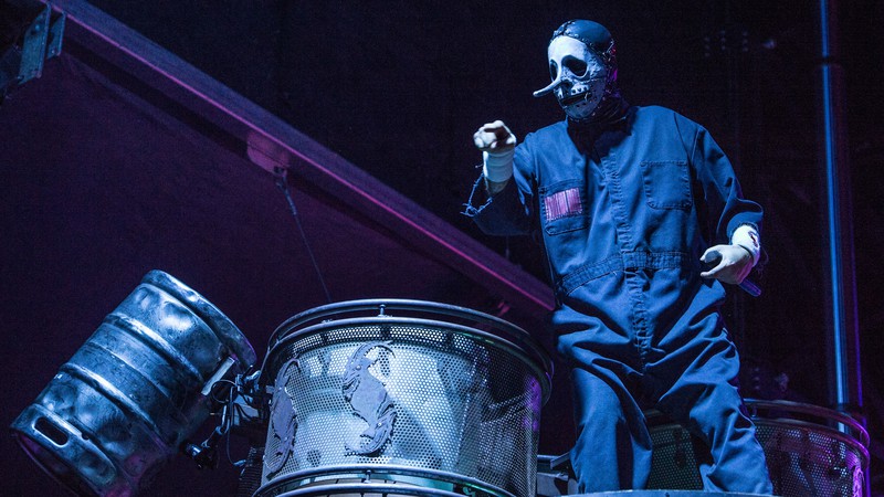 Chris Fehn, percussionista do Slipknot (Foto:Amy Harris/Invision/AP)