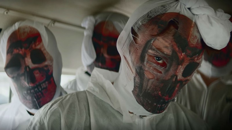 Slipknot em no clipe de Unsainted (Foto: Reprodução / Youtube)