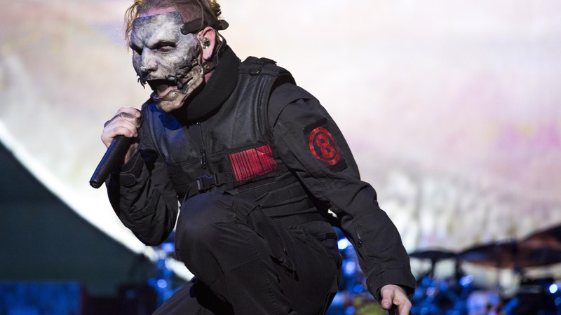 Corey Taylor, em ação com o Slipknot (Foto: Cristopher Rogel Blanquet / Agência El Universal / AP Images)