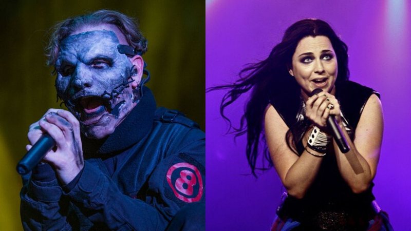 Slipknot e Evanescence (Foto: Amy Harris/Invision/AP)