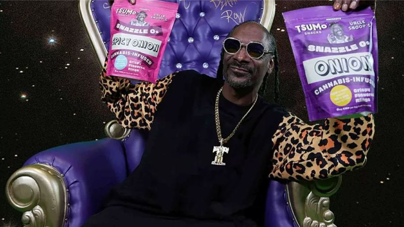 Snoop Dogg e seus salgadinhos com infusão de maconha (Foto: Divulgação)