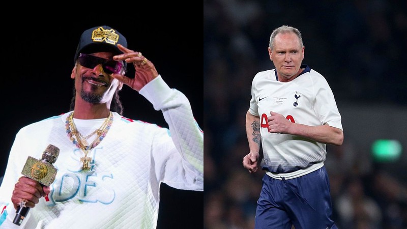 Snoop Dogg e Paul Gascoigne (Fotos: Paul R. Giunta/Invision/AP e Press Association/AP Images)