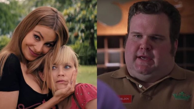 Sofia Vergara e Reese Witherspoon em Belas e Perseguidas e Eric Stonestreet em Quase Famosos (Fotos: Reprodução /Youtube)