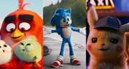 Angry Birds 2, Sonic: O Filme e Pokémon: Detetive Pikachu (foto: reprod Paramount/ Universal/ IMDb)