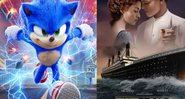 Pôster de Sonic (Foto: Reprodução) e Pôster de Titanic (Foto: Reprodução)