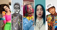 Katy Perry, Justin Bieber, Lil Pump, Billie Eilish e Bruno Mars foram alguns dos nomes que remodelaram a música (Fotos 1 a 4: Reprodução / YouTube e Foto 5: Reprodução / Facebook)