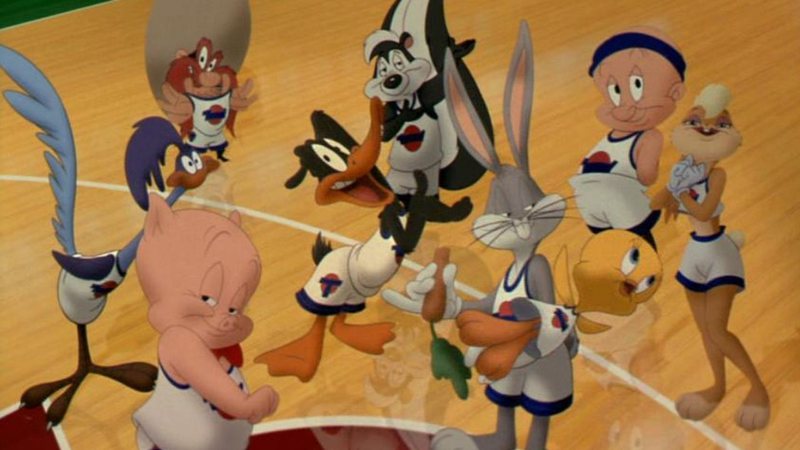 Os Looney Tunes em Space Jam: O Jogo do Século (Foto: Reprodução/Warner Bros.)