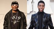 Montagem de Chadwick Boseman (Foto: Getty Images/ Frazer Harrison) e Spike Lee (Foto: Tristan Fewings/Getty Images)