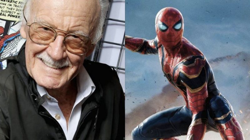 Stan Lee, ex-presidente da Marvel Comics (Foto: AP) e Pôster de Homem-Aranha: Sem Volta Para Casa (Foto: Reprodução/Marvel Studios)