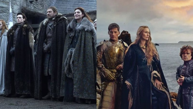 Casa Lannister e Casa Stark (foto: reprodução HBO)