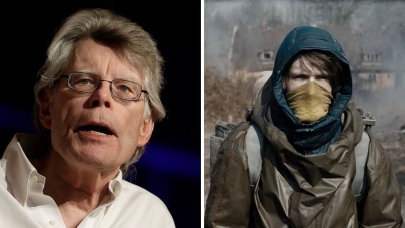 Stephen King (foto: reprodução/ AP) e Jonas em Dark (Foto: Divulgação / Netflix)