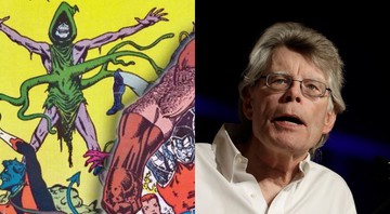 Hungry, o vilão criado por Stephen King (Foto: Montagem - Reprodução Marvel Comics/ AP - Mark Lennihan)