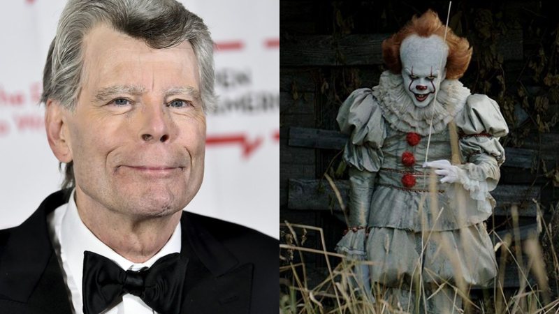 Stephen King (Foto: Evan Agostini/ Invision/AP) | Pennywise (Foto: Divulgação / Warner)