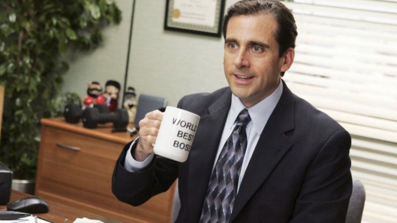 Steve Carell como Michael Scott em The Office (Foto: Reprodução/NBC)