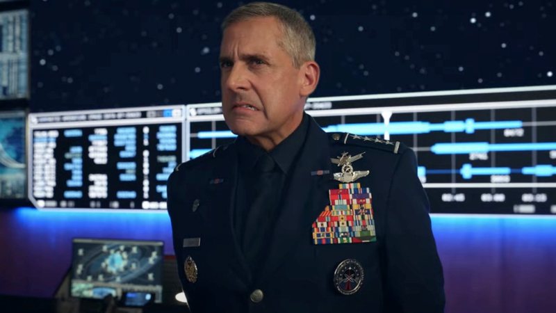 Steve Carell em Space Force (Foto: Reprodução)