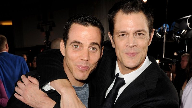 Steve-O (esquerda) e Johnny Knoxville (direita), de Jackass (Foto: Kevin Winter/Getty Images)