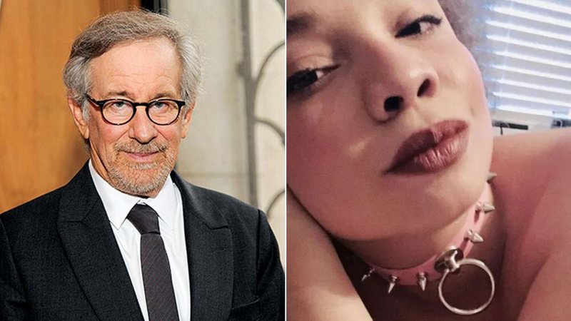 Steven Spielberg e a filha Mikaela (Fotos: AP, Reprodução/Instagram)