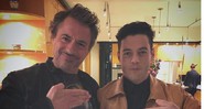 Robert Downey Jr. com Rami Malek  (Foto: Reprodução/Instagram)