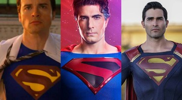 Tom Welling, Brandon Routh e Tyler Hoechlin (Foto: Reprodução)