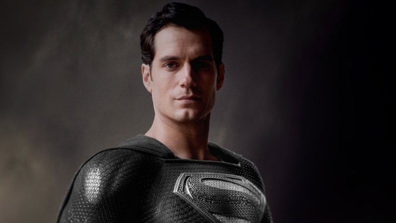 Superman com traje preto (foto: reprodução Vero/ Zack Snyder)