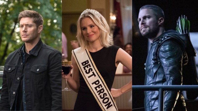 Supernatural, The Good Place e Arrow dão adeus às telas (Foto 1: Divulgação/ CW/ Foto 2: Reprodução/ Foto 3: Divulgação/ CW)