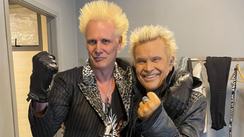 Supla e Billy Idol (Foto: Reprodução / Instagram / @suplaoriginal)