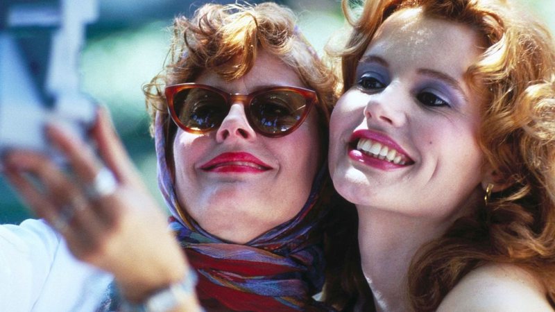 Susan Sarandon e Geena Davis em Thelma & Louise (1991) (Foto: Divulgação)