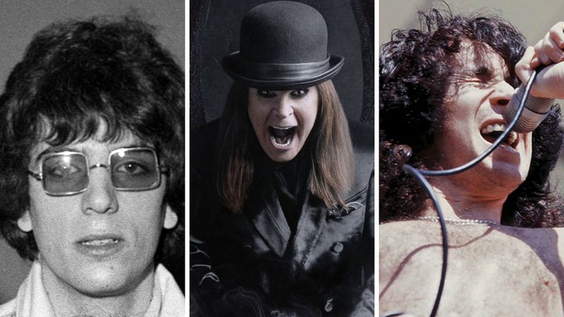 Syd Barrett, Ozzy Osbourne e Bon Scott (Fotos: AP Photo/Files/PA, Reprodução, Robert Alford / Divulgação)