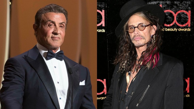 Sylvester Stallone vs Steven Tyler (Foto: Boesl/DPA e Faye Sadou/MediaPunch/IPX)