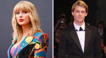 Taylor Swift (Foto: Jamie McCarthy / Equipe) e Joe Alwyn (Foto: Andreas Rentz / Equipe)