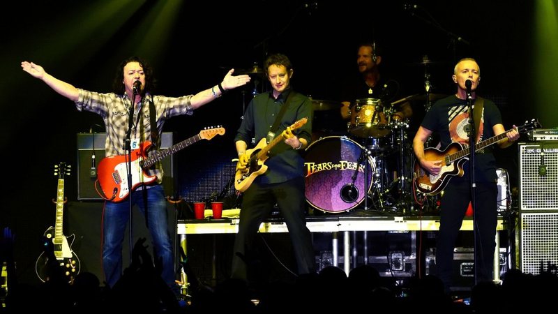 Tears for Fears em show (Foto: Kevin Winter/Equipe)