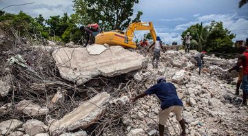 Terremoto da magnitude 7,2 atingiu o Haiti no sábado, 14 (Foto: Richard Pierrin/Getty Images)