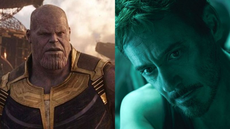 Thanos e Homem de Ferro (Foto 1: Reprodução/ Foto 2: Reprodução)