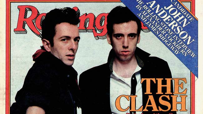 The Clash, na capa da Rolling Stone EUA de abril de 1980 (Foto: Reprodução)