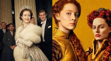 The Crown e Duas Rainhas (Foto 1: Divulgação/ Foto 2: Divulgação/ Universal Pictures)