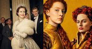 The Crown e Duas Rainhas (Foto 1: Divulgação/ Foto 2: Divulgação/ Universal Pictures)