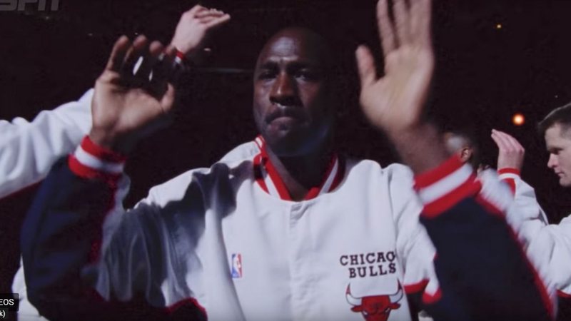 Michael Jordan em The Last Dance (Foto: Reprodução/YouTube)