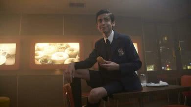 Aidan R Gallagher, o Nº5, em The Umbrella Academy  (Foto: Divulgação / Netflix)