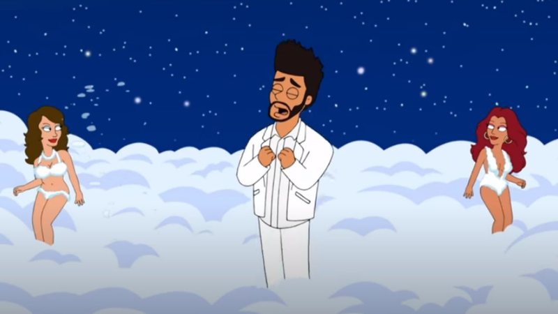 The Weeknd em American Dad (Foto: Reprodução)