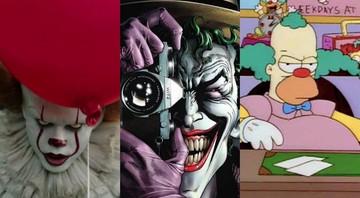 Pennywise, Coringa e Krusty (Foto: Montagem)