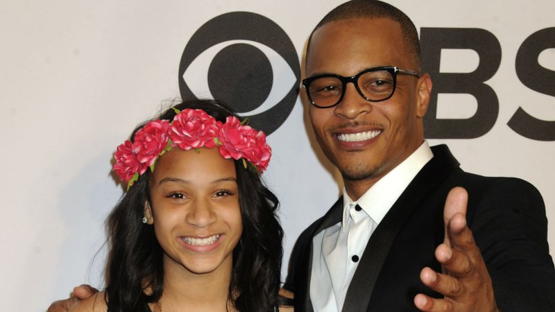 Rapper T.I. e filha Deyjah Harris em 2014, no Tony Awards (Foto: Dennis Van Tine/Geisler-Fotopres/picture-alliance/dpa/AP Images)