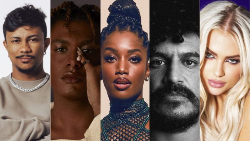 Xamã, Liniker, IZA, Criolo e Luisa Sonza (Foto: Divulgação)