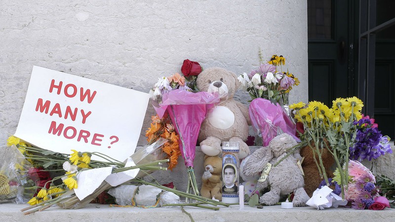 Homenagens aos mortos no atentado de Dayton, Ohio (Foto:Barbara J. Perenic/The Columbus Dispatch via AP)