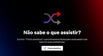 Ferramenta Títulos Aleatórios Netflix (Foto: Reprodução/Twitter)