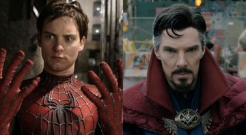 Tobey Maguire como Homem-Aranha (Foto: Reprodução) e Benedict Cumberbatch como Doutor Estranho (Foto: Reprodução)