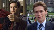 Tobey Maguire como Homem-Aranha (Foto: Reprodução / Twitter) e Willem Dafoe como Duende Verde em Homem-Aranha (Foto: Reprodução)